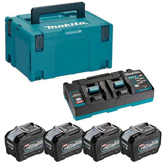 Pack Énergie 40VMax XGT ® Lithium-Ion (4 batteries + 1 chargeur double) en MAKPAC1910A8-3